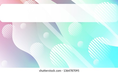 Blurred Decorative Design In Abstract Style With Wave, Curve Lines, Circle, Space for Text. Design For Your Header Page, Ad, Poster, Banner. Vector Illustration.