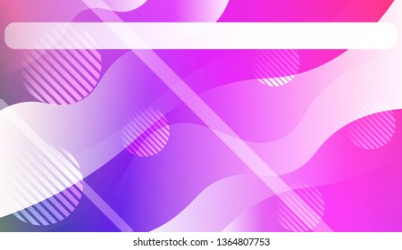 Blurred Decorative Design In Abstract Style With Wave, Curve Lines, Circle, Space for Text. Design For Your Header Page, Ad, Poster, Banner. Vector Illustration.