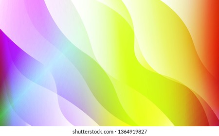 Blurred Decorative Design In Abstract Style With Wave, Curve Lines. For Elegant Pattern Cover Book. Vector Illustration with Color Gradient