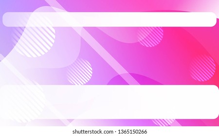 Blurred Decorative Design In Abstract Style With Wave, Curve Lines, Circle, Space for Text. Design For Your Header Page, Ad, Poster, Banner. Vector Illustration.