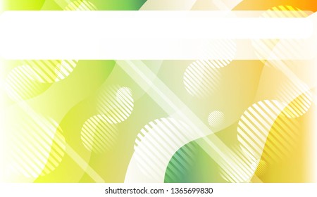 Blurred Decorative Design In Abstract Style With Wave, Curve Lines, Circle, Space for Text. Fluid shapes composition. For Design Flyer, Banner, Landing Page. Vector Illustration.
