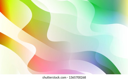 Blurred Decorative Design In Abstract Style With Wave, Curve Lines. For Elegant Pattern Cover Book. Vector Illustration with Color Gradient