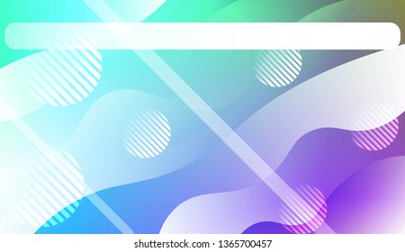 Blurred Decorative Design In Abstract Style With Wave, Curve Lines, Circle, Space for Text. Design For Your Header Page, Ad, Poster, Banner. Vector Illustration.