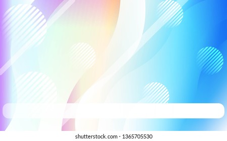 Blurred Decorative Design In Abstract Style With Wave, Curve Lines, Circle, Space for Text. Design For Your Header Page, Ad, Poster, Banner. Vector Illustration.