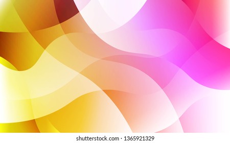 Blurred Decorative Design In Abstract Style With Wave, Curve Lines. For Elegant Pattern Cover Book. Vector Illustration with Color Gradient