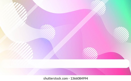 Blurred Decorative Design In Abstract Style With Wave, Curve Lines, Circle, Space for Text. Design For Your Header Page, Ad, Poster, Banner. Vector Illustration.