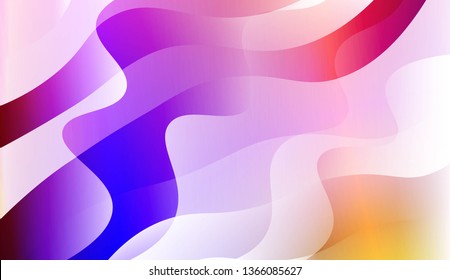 Blurred Decorative Design In Abstract Style With Wave, Curve Lines. For Elegant Pattern Cover Book. Vector Illustration with Color Gradient