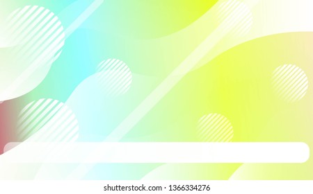 Blurred Decorative Design In Abstract Style With Wave, Curve Lines, Circle, Space for Text. Design For Your Header Page, Ad, Poster, Banner. Vector Illustration.