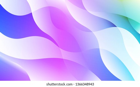 Blurred Decorative Design In Abstract Style With Wave, Curve Lines. For Elegant Pattern Cover Book. Vector Illustration with Color Gradient