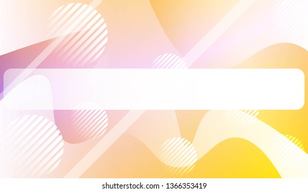 Blurred Decorative Design In Abstract Style With Wave, Curve Lines, Circle, Space for Text. Design For Your Header Page, Ad, Poster, Banner. Vector Illustration.