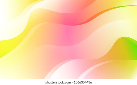 Blurred Decorative Design In Abstract Style With Wave, Curve Lines. For Elegant Pattern Cover Book. Vector Illustration with Color Gradient