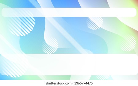 Blurred Decorative Design In Abstract Style With Wave, Curve Lines, Circle, Space for Text. Design For Your Header Page, Ad, Poster, Banner. Vector Illustration.