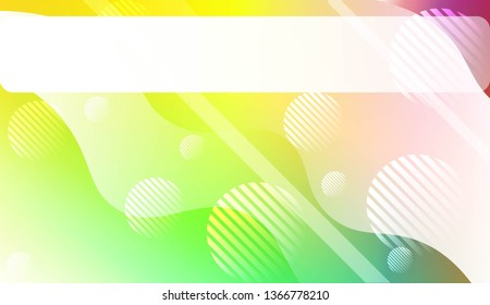 Blurred Decorative Design In Abstract Style With Wave, Curve Lines, Circle, Space for Text. Design For Your Header Page, Ad, Poster, Banner. Vector Illustration.