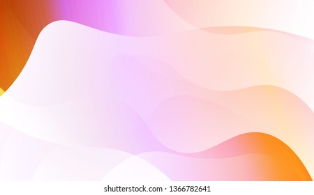 Blurred Decorative Design In Abstract Style With Wave, Curve Lines. For Elegant Pattern Cover Book. Vector Illustration with Color Gradient
