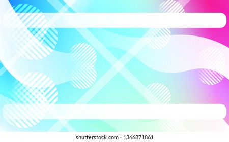 Blurred Decorative Design In Abstract Style With Wave, Curve Lines, Circle, Space for Text. Design For Your Header Page, Ad, Poster, Banner. Vector Illustration.