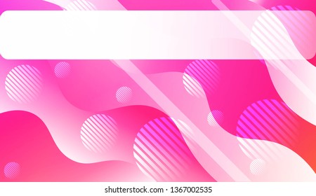 Blurred Decorative Design In Abstract Style With Wave, Curve Lines, Circle, Space for Text. Design For Your Header Page, Ad, Poster, Banner. Vector Illustration.