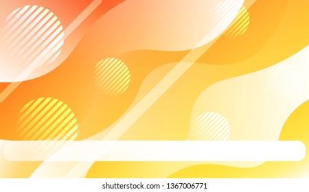 Blurred Decorative Design In Abstract Style With Wave, Curve Lines, Circle, Space for Text. Design For Your Header Page, Ad, Poster, Banner. Vector Illustration.