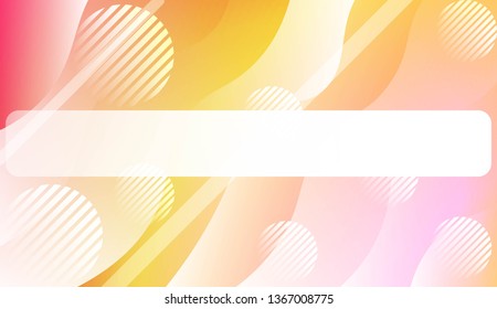 Blurred Decorative Design In Abstract Style With Wave, Curve Lines, Circle, Space for Text. Design For Your Header Page, Ad, Poster, Banner. Vector Illustration.