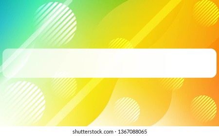 Blurred Decorative Design In Abstract Style With Wave, Curve Lines, Circle, Space for Text. Design For Your Header Page, Ad, Poster, Banner. Vector Illustration.