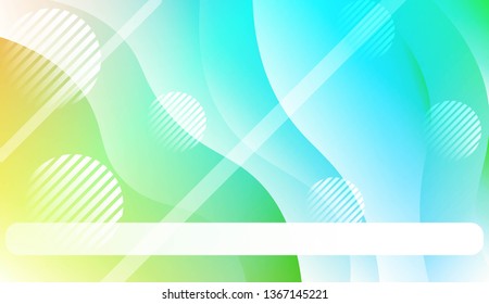 Blurred Decorative Design In Abstract Style With Wave, Curve Lines, Circle, Space for Text. Design For Your Header Page, Ad, Poster, Banner. Vector Illustration.