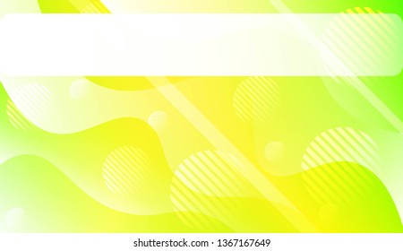 Blurred Decorative Design In Abstract Style With Wave, Curve Lines, Circle, Space for Text. Fluid shapes composition. For Design Flyer, Banner, Landing Page. Vector Illustration.