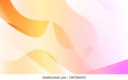 Blurred Decorative Design In Abstract Style With Wave, Curve Lines. For Design, Presentation, Business. Vector Illustration with Color Gradient