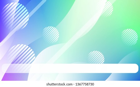 Blurred Decorative Design In Abstract Style With Wave, Curve Lines, Circle, Space for Text. Design For Your Header Page, Ad, Poster, Banner. Vector Illustration.