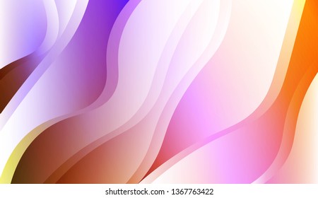 Blurred Decorative Design In Abstract Style With Wave, Curve Lines. For Elegant Pattern Cover Book. Vector Illustration with Color Gradient