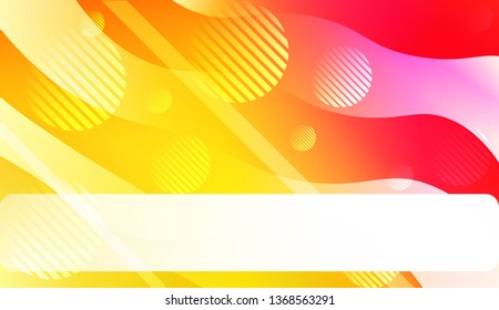 Blurred Decorative Design In Abstract Style With Wave, Curve Lines, Circle, Space for Text. Design For Your Header Page, Ad, Poster, Banner. Vector Illustration.