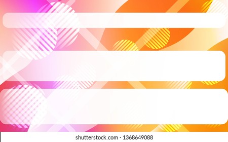 Blurred Decorative Design In Abstract Style With Wave, Curve Lines, Circle, Space for Text. Design For Your Header Page, Ad, Poster, Banner. Vector Illustration.