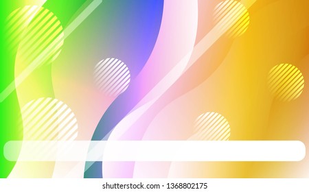 Blurred Decorative Design In Abstract Style With Wave, Curve Lines, Circle, Space for Text. Design For Your Header Page, Ad, Poster, Banner. Vector Illustration.