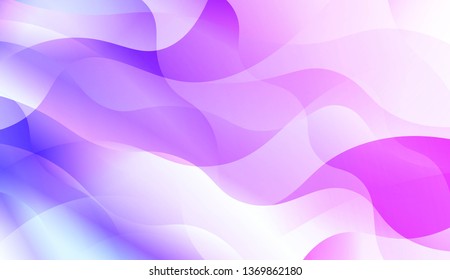 Blurred Decorative Design In Abstract Style With Wave, Curve Lines. Blur Pastel Color Smoke gradient Background. For Your Graphic Wallpaper, Cover Book, Banner. Vector Illustration