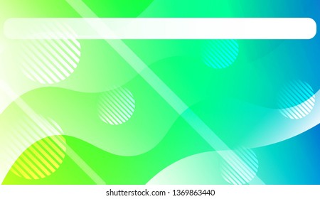 Blurred Decorative Design In Abstract Style With Wave, Curve Lines, Circle, Space for Text. Fluid shapes composition. For Design Flyer, Banner, Landing Page. Vector Illustration.