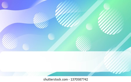 Blurred Decorative Design In Abstract Style With Wave, Curve Lines, Circle, Space for Text. Design For Your Header Page, Ad, Poster, Banner. Vector Illustration.