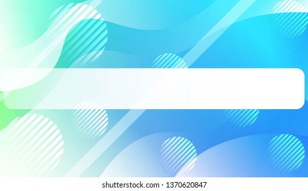 Blurred Decorative Design In Abstract Style With Wave, Curve Lines, Circle, Space for Text. Fluid shapes composition. For Design Flyer, Banner, Landing Page. Vector Illustration.
