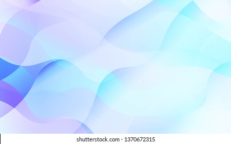 Blurred Decorative Design In Abstract Style With Wave, Curve Lines. Blur Pastel Color Smoke gradient Background. For Your Graphic Wallpaper, Cover Book, Banner. Vector Illustration