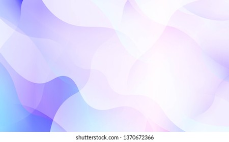Blurred Decorative Design In Abstract Style With Wave, Curve Lines. Blur Pastel Color Smoke gradient Background. For Your Graphic Wallpaper, Cover Book, Banner. Vector Illustration