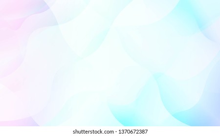 Blurred Decorative Design In Abstract Style With Wave, Curve Lines. Blur Pastel Color Smoke gradient Background. For Your Graphic Wallpaper, Cover Book, Banner. Vector Illustration