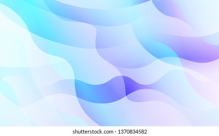Blurred Decorative Design In Abstract Style With Wave, Curve Lines. Blur Pastel Color Smoke gradient Background. For Your Graphic Wallpaper, Cover Book, Banner. Vector Illustration