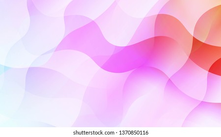 Blurred Decorative Design In Abstract Style With Wave, Curve Lines. Blur Pastel Color Smoke gradient Background. For Your Graphic Wallpaper, Cover Book, Banner. Vector Illustration