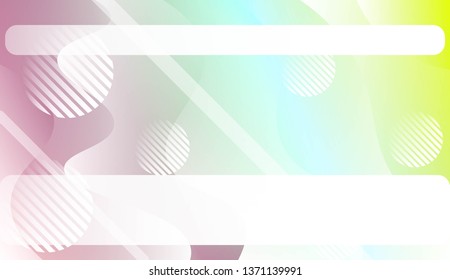 Blurred Decorative Design In Abstract Style With Wave, Curve Lines, Circle, Space for Text. Design For Your Header Page, Ad, Poster, Banner. Vector Illustration.