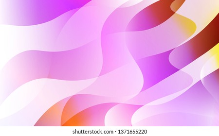 Blurred Decorative Design In Abstract Style With Wave, Curve Lines. For Elegant Pattern Cover Book. Vector Illustration with Color Gradient
