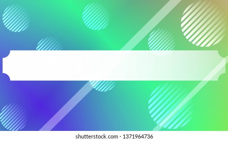 Blurred Decorative Design In Abstract Style With , Curve Lines, Circle, Space for Text. For Futuristic Ad, Booklets. Vector Illustration with Color Gradient