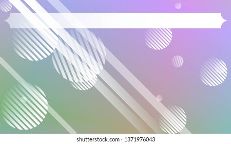 Blurred Decorative Design In Abstract Style With , Curve Lines, Circle, Space for Text. For Futuristic Ad, Booklets. Vector Illustration with Color Gradient