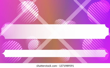 Blurred Decorative Design In Abstract Style With , Curve Lines, Circle, Space for Text. For Futuristic Ad, Booklets. Vector Illustration with Color Gradient