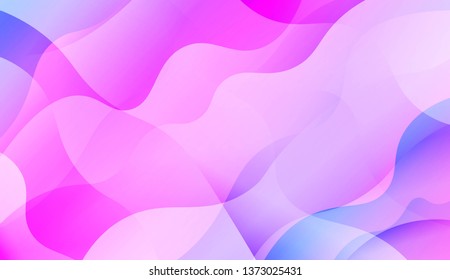 Blurred Decorative Design In Abstract Style With Wave, Curve Lines. Blur Pastel Color Smoke gradient Background. For Your Graphic Wallpaper, Cover Book, Banner. Vector Illustration