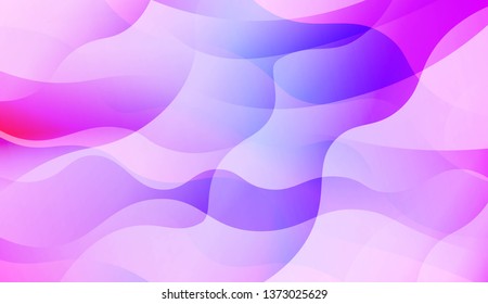 Blurred Decorative Design In Abstract Style With Wave, Curve Lines. Blur Pastel Color Smoke gradient Background. For Your Graphic Wallpaper, Cover Book, Banner. Vector Illustration
