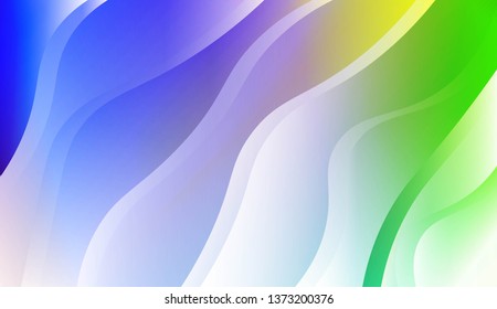 Blurred Decorative Design In Abstract Style With Wave, Curve Lines. For Design, Presentation, Business. Vector Illustration with Color Gradient