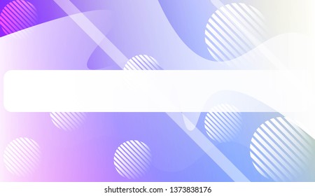 Blurred Decorative Design In Abstract Style With Wave, Curve Lines, Circle, Space for Text. Design For Your Header Page, Ad, Poster, Banner. Vector Illustration.