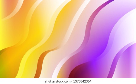Blurred Decorative Design In Abstract Style With Wave, Curve Lines. For Design, Presentation, Business. Vector Illustration with Color Gradient